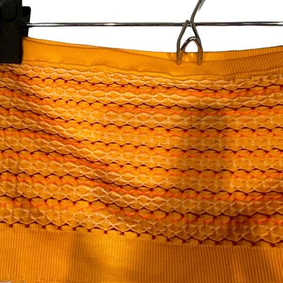 Aerie Orange Multicolor Print Sleeveless Stretch Bandeau Women Sz XL - Picture 6 of 7